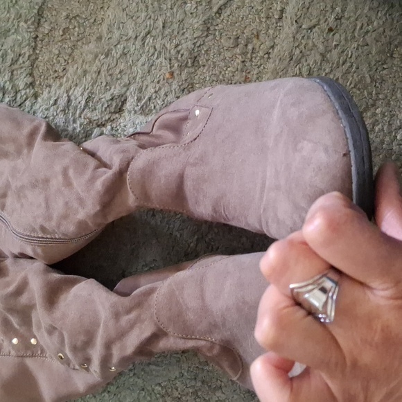 Bamboo Tall Tan Boots EUC 👢 - Picture 8 of 9